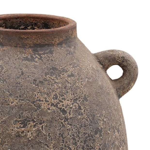 Indigo Terracotta Vase: Up-Close Product View