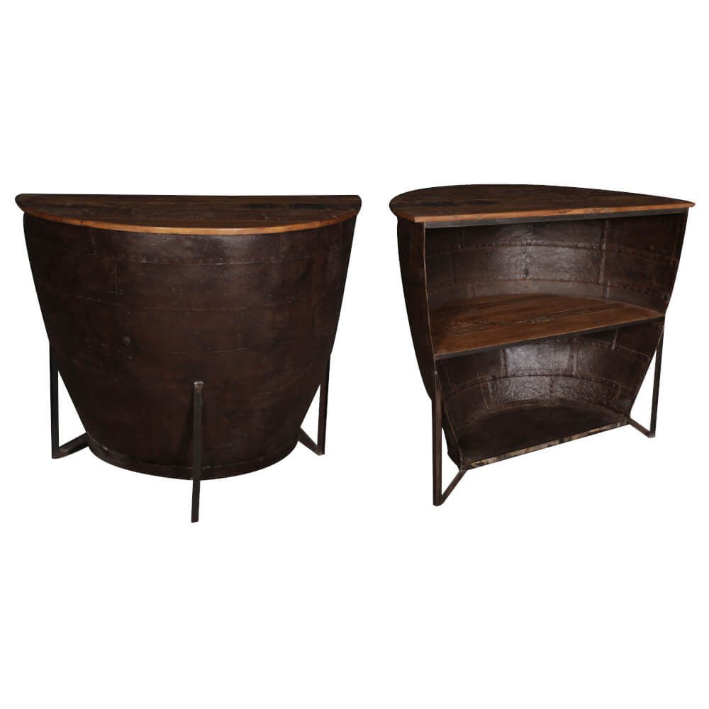 Iron Book Rack with Wood Top: Available at City Home PDX