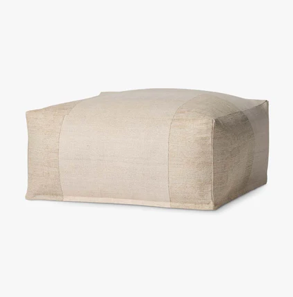 Ivory Pouf: Available at City Home PDX