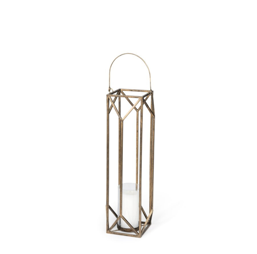 Ivy Cage Candle Lantern-Small: Product View