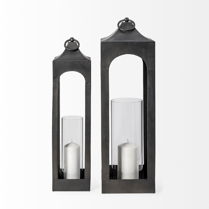 Ina Candle Holder Lanterns: Front Product Different Style View