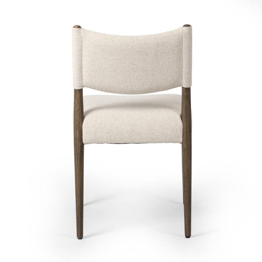 Jayla Armless Dining Chair-Antwerp Natural: Product Back View