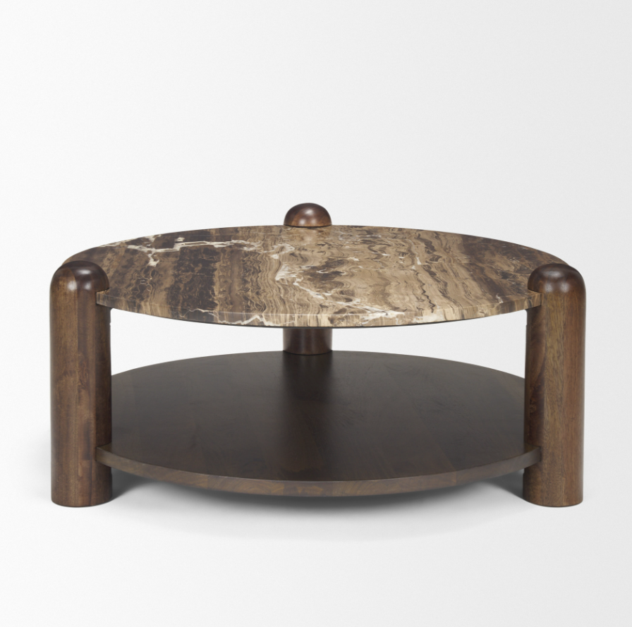 Jovia Round Coffee Table: Available at City Home PDX-