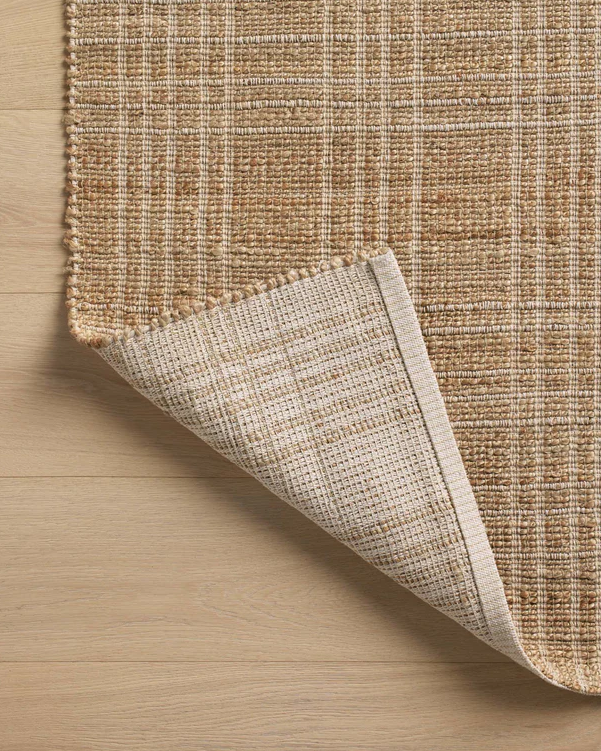 Chris Loves Julia X Loloi Judy Rug in Natural/Cream: Product Back View
