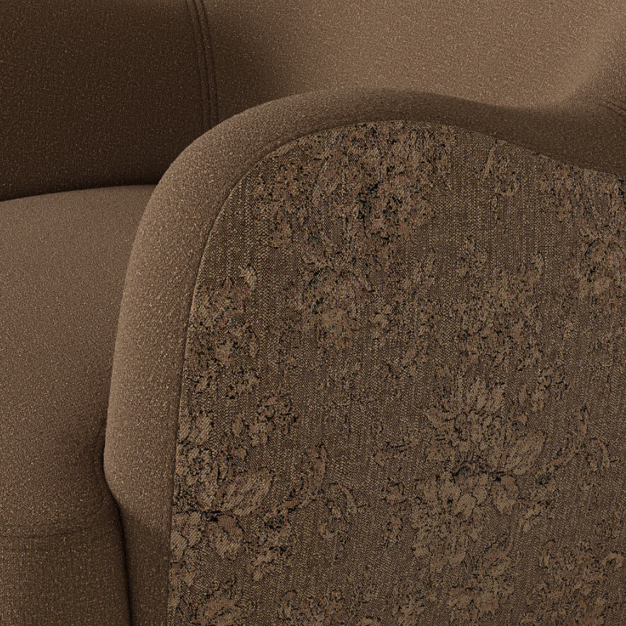 Julius Swivel Chair-Antwerp Cafe: Up-Close Product Armrest View