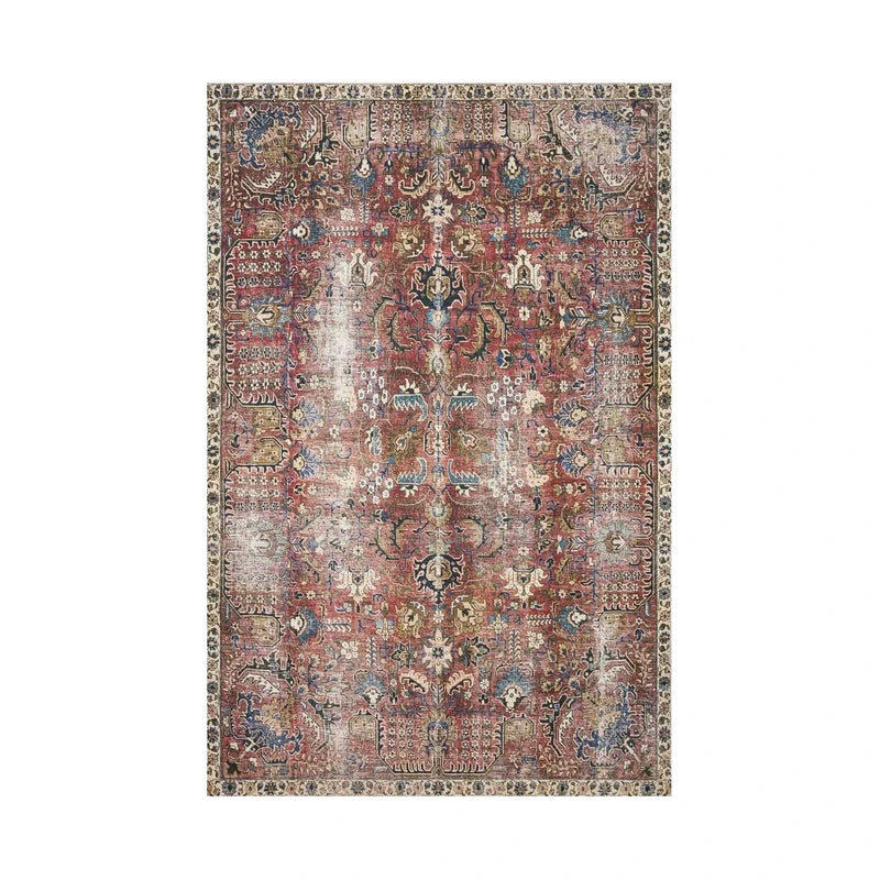 Chris Loves Julia x Loloi Jules Rug in Merlot Multi - available at City Home PDX