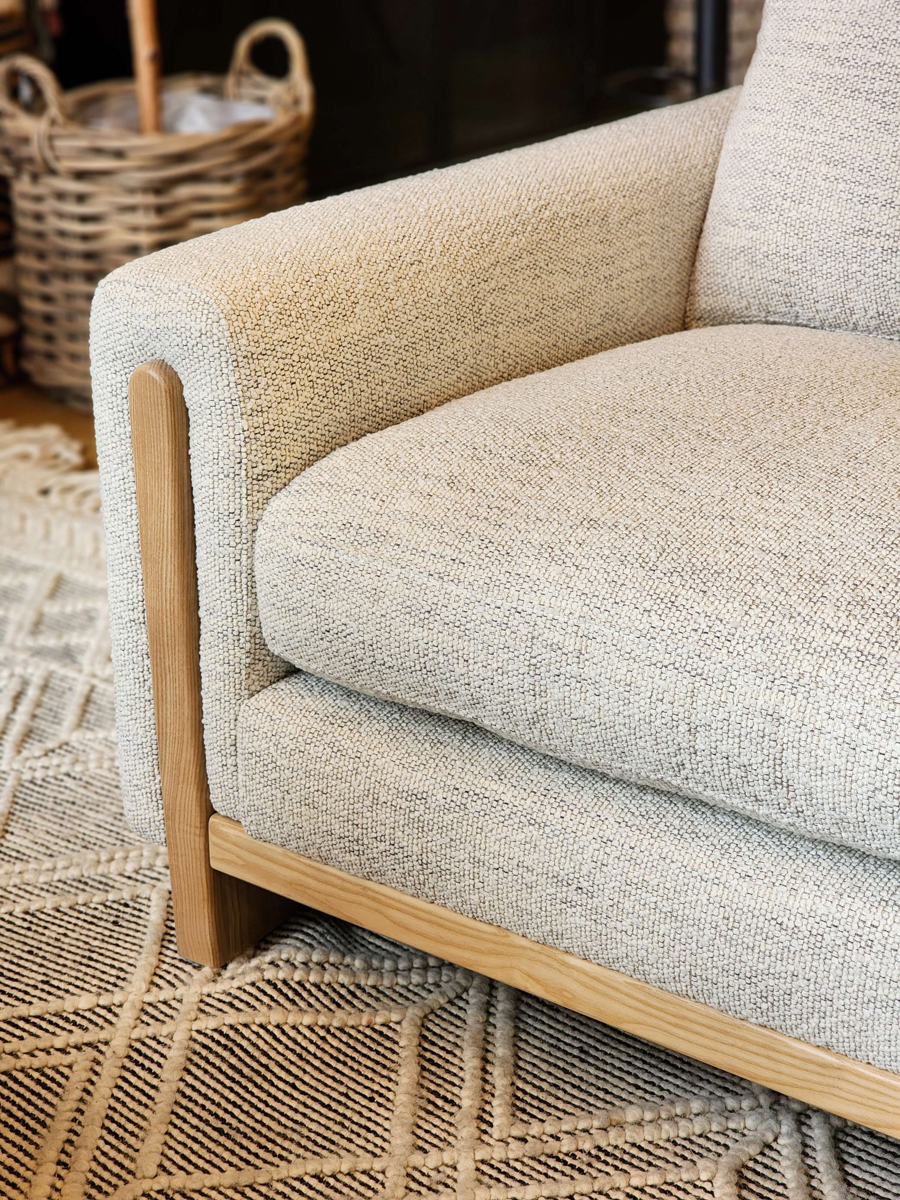 Jarvis Chair in Merino Cotton: Up-Close Product View