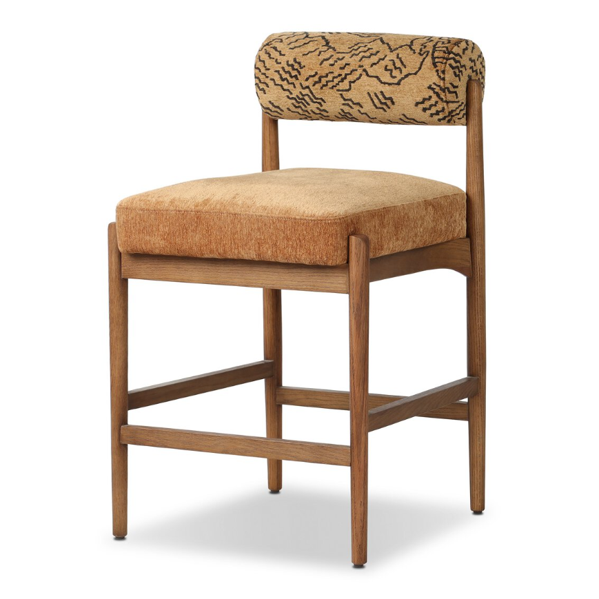 Jazelle Counter Stool-Dharma Ochre: Product View