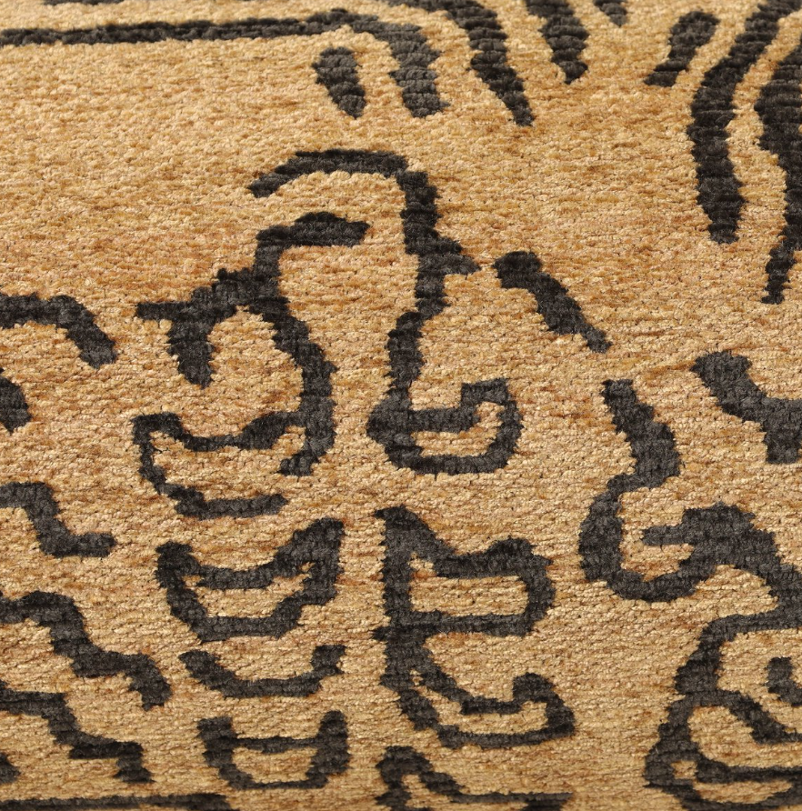 Jazelle Counter Stool-Dharma Ochre: Backrest Upholstery View