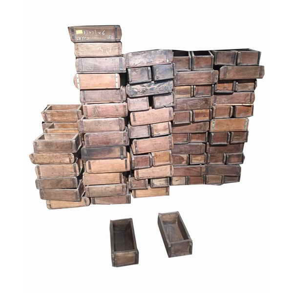 Vintage Wood Brick Mould - shop unique finds at City Home