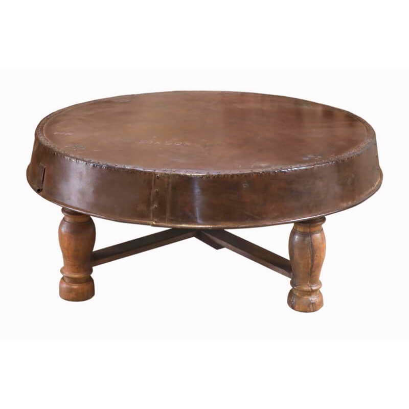 Reclaimed Cooking Pan Coffee Table - shop unique reclaimed furniture at City Home