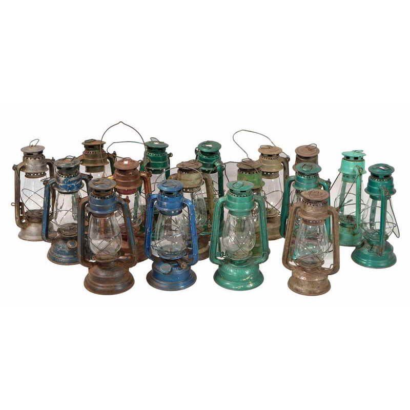 Vintage Oil Lamps - see more unique vintage finds at City Home