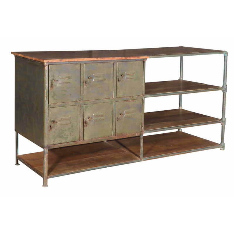 Large Reclaimed Locker Cabinet - Style 3