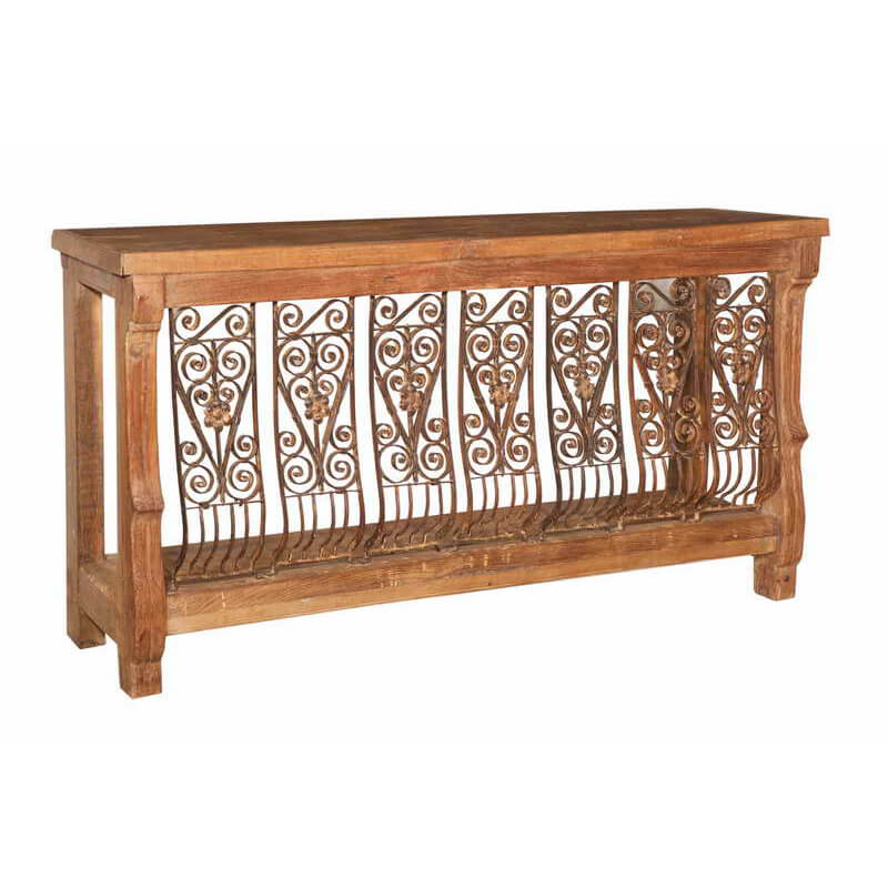 75" Balcony Console Table - shop reclaimed furniture at City Home