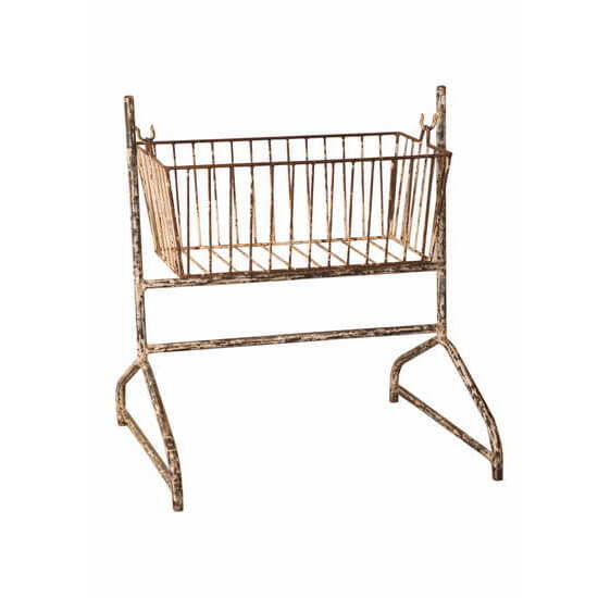 Iron Swing Basket - shop unique storage options at City Home