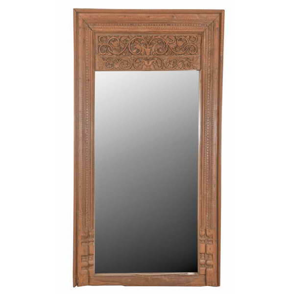 Teak Frame with Mirror - shop unique decor at the City Home Heritage Market