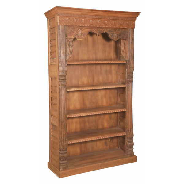 Teak Wood Bookcase - shop bookshelves and storage at City Home