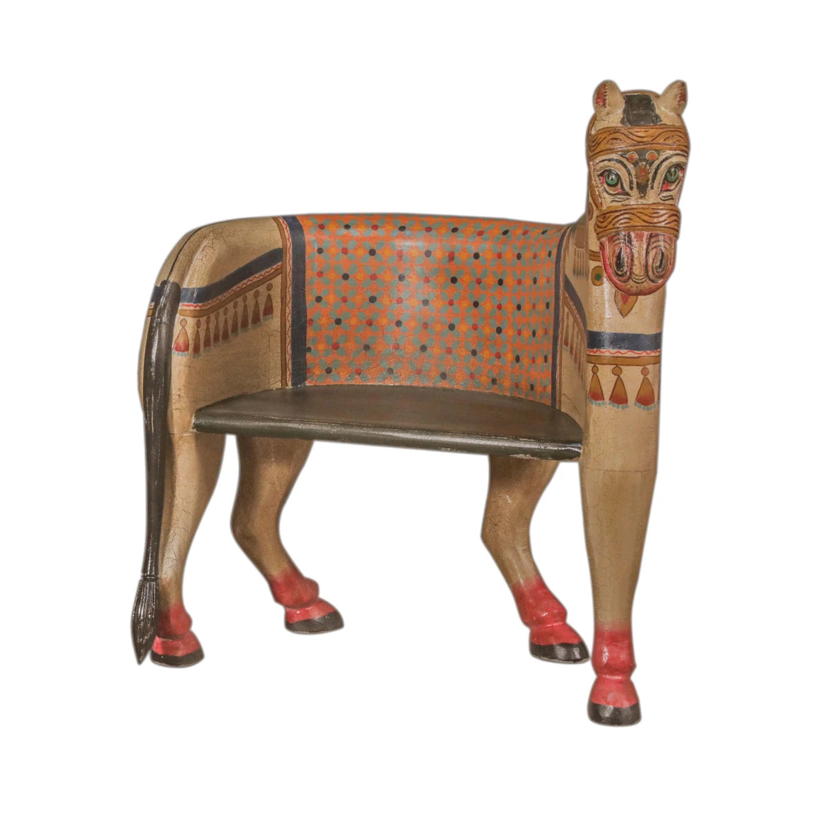 Artisan Crafted Horse Chair - each piece is unique