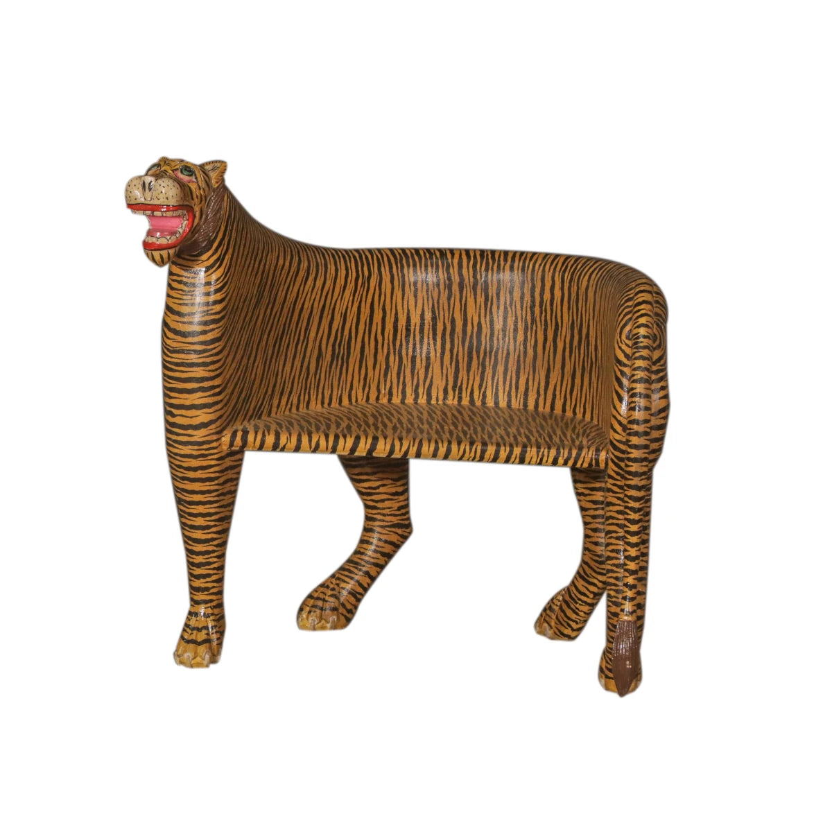 Artisan Crafted Tiger Head Chair - shop unique decor at City Home