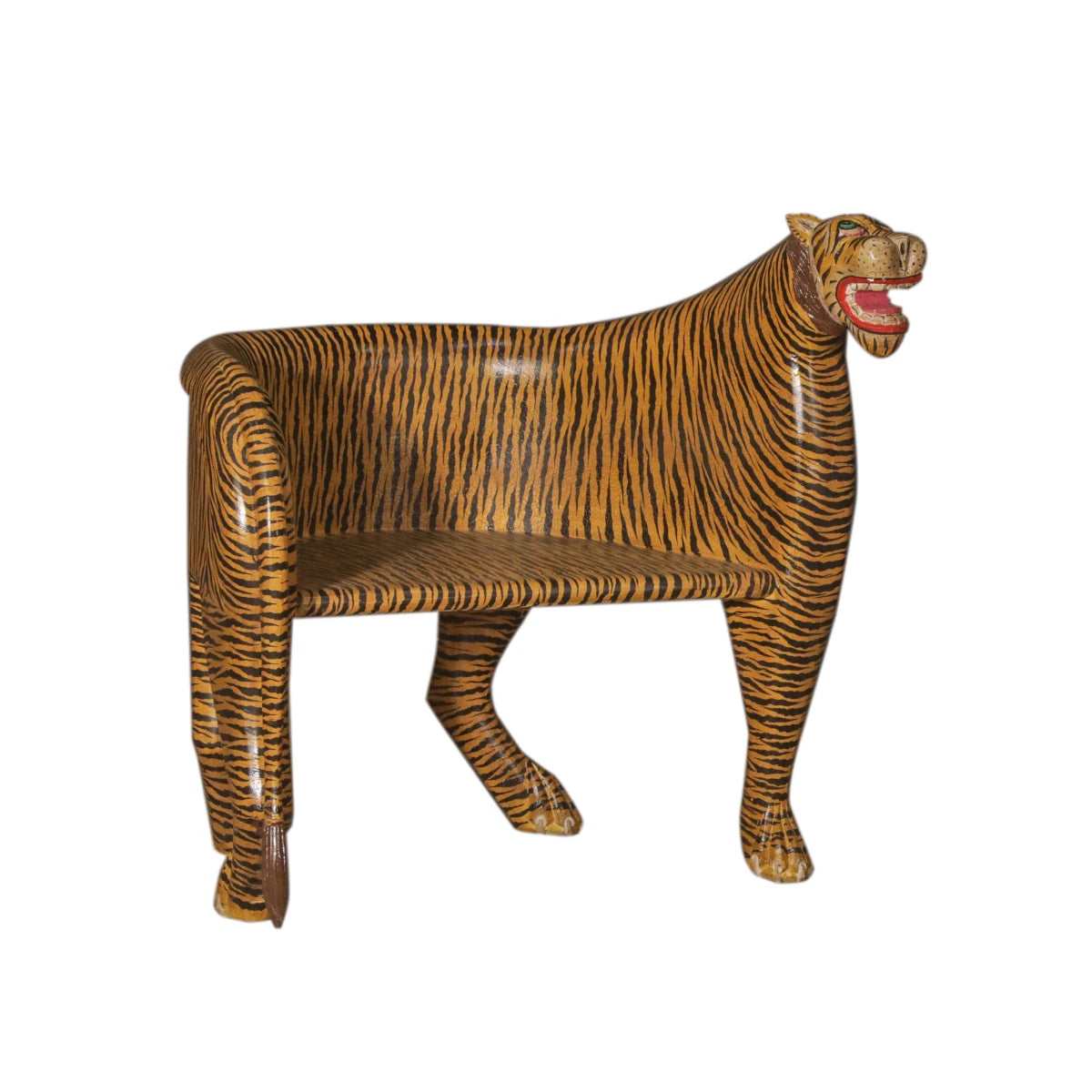 Artisan Crafted Tiger Head Chair - shop unique decor at City Home