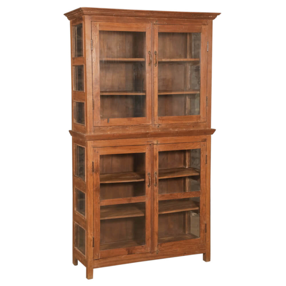 Artisan 4 Door Cabinet with Glass - shop handcrafted furniture at City Home