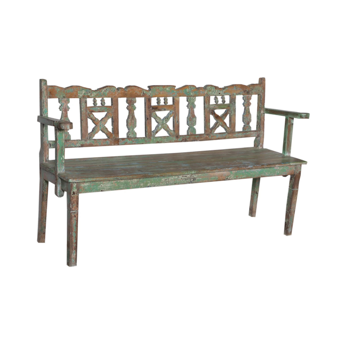 Artisan Crafted Teak Bench - shop handmade and vintage furniture at City Home