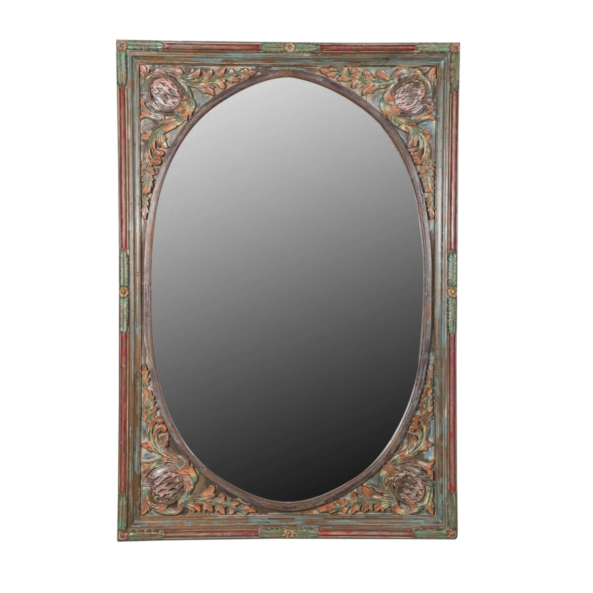 Mirror with Handmade Teak Frame - available at City Home