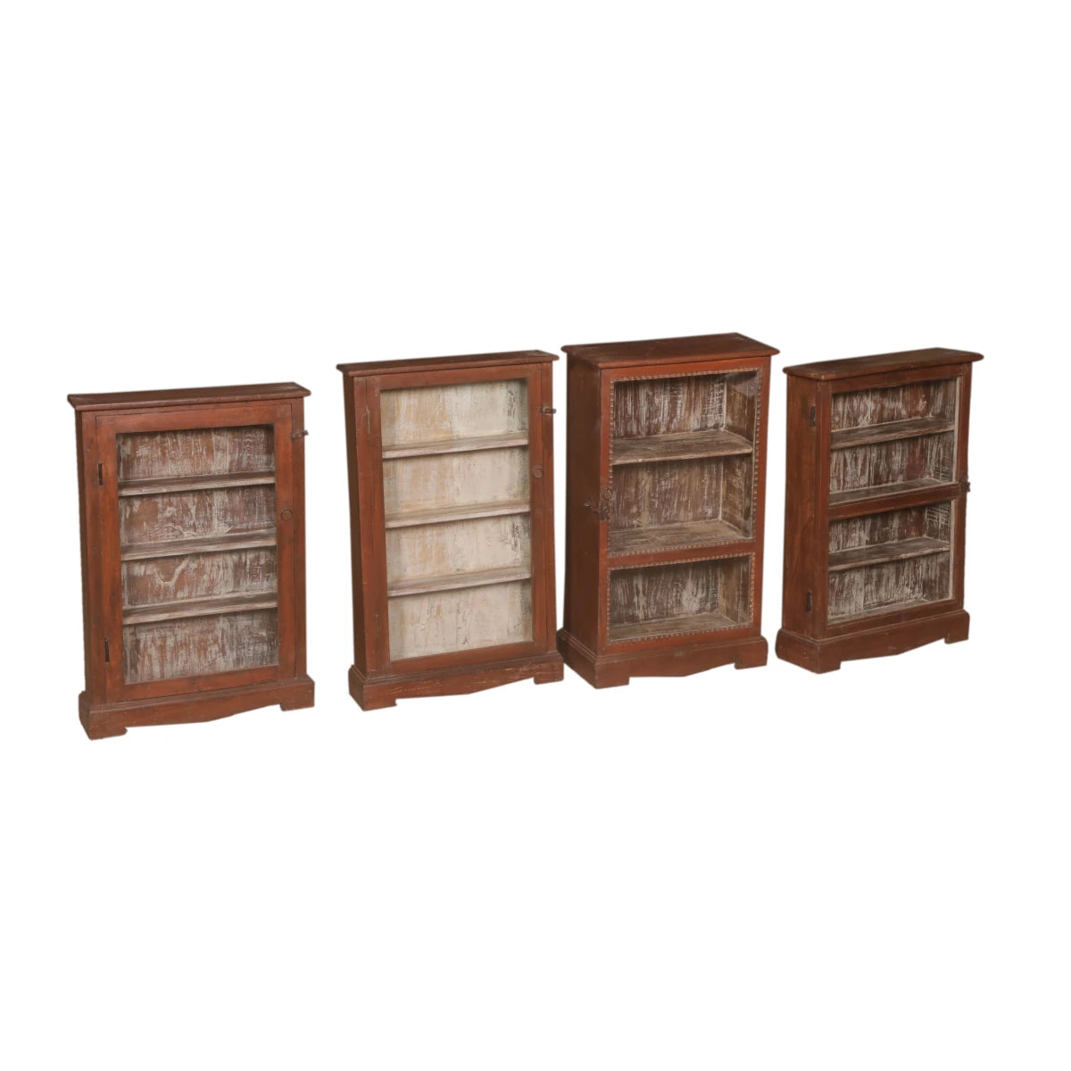 Teak Display Cabinet with Glass-Style A: Available at City Home PDX