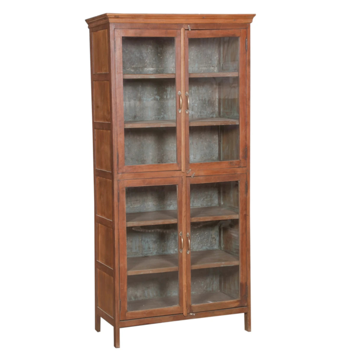 Teak Cabinet with Glass-Style B: Product View