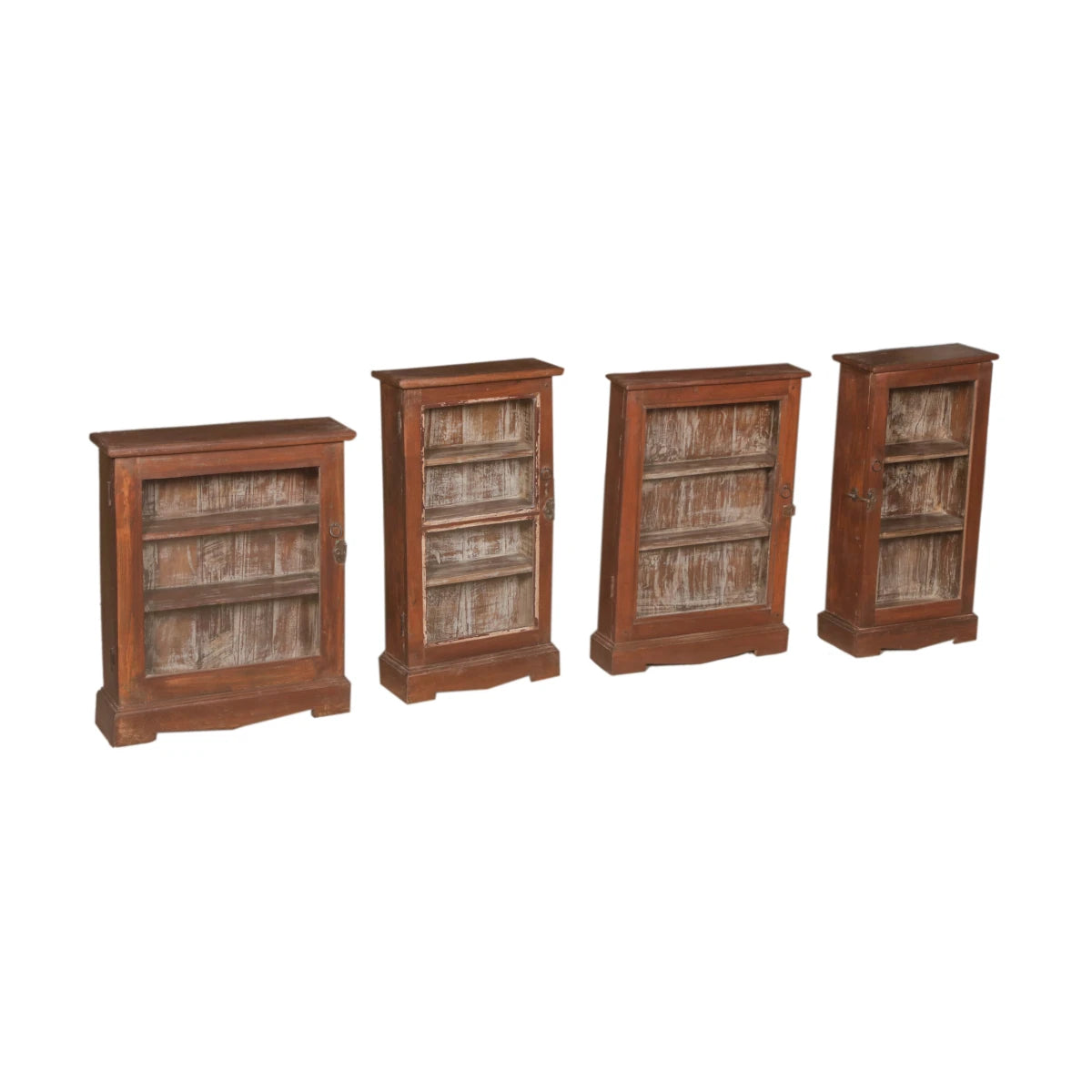 Wooden Display Cabinet with Glass-Style A: Different Style Product View