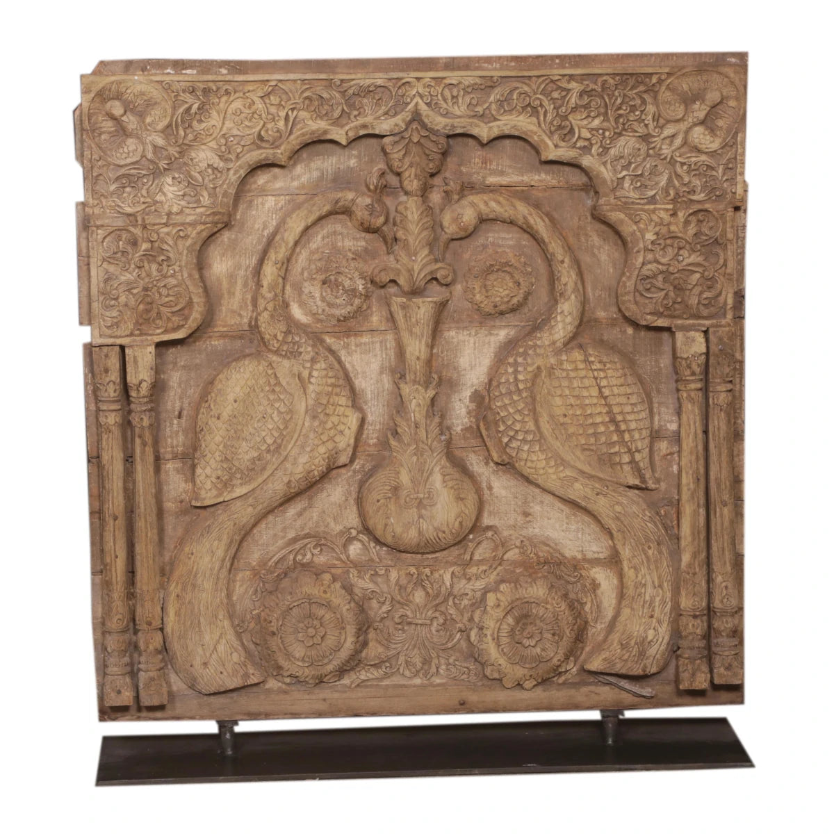 Artisan Crafted Teak Panel-Style B: Product View