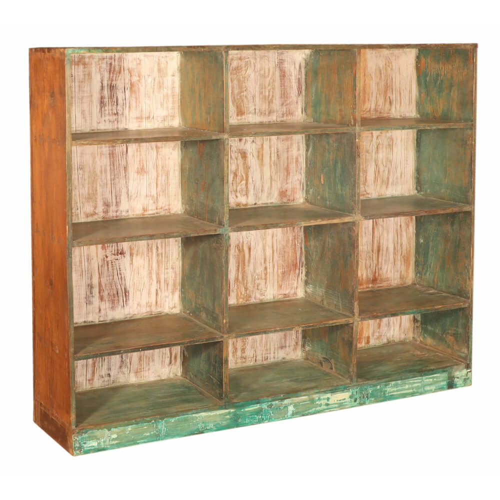 Teak Wood Bookcase - shop reclaimed furniture at City Home