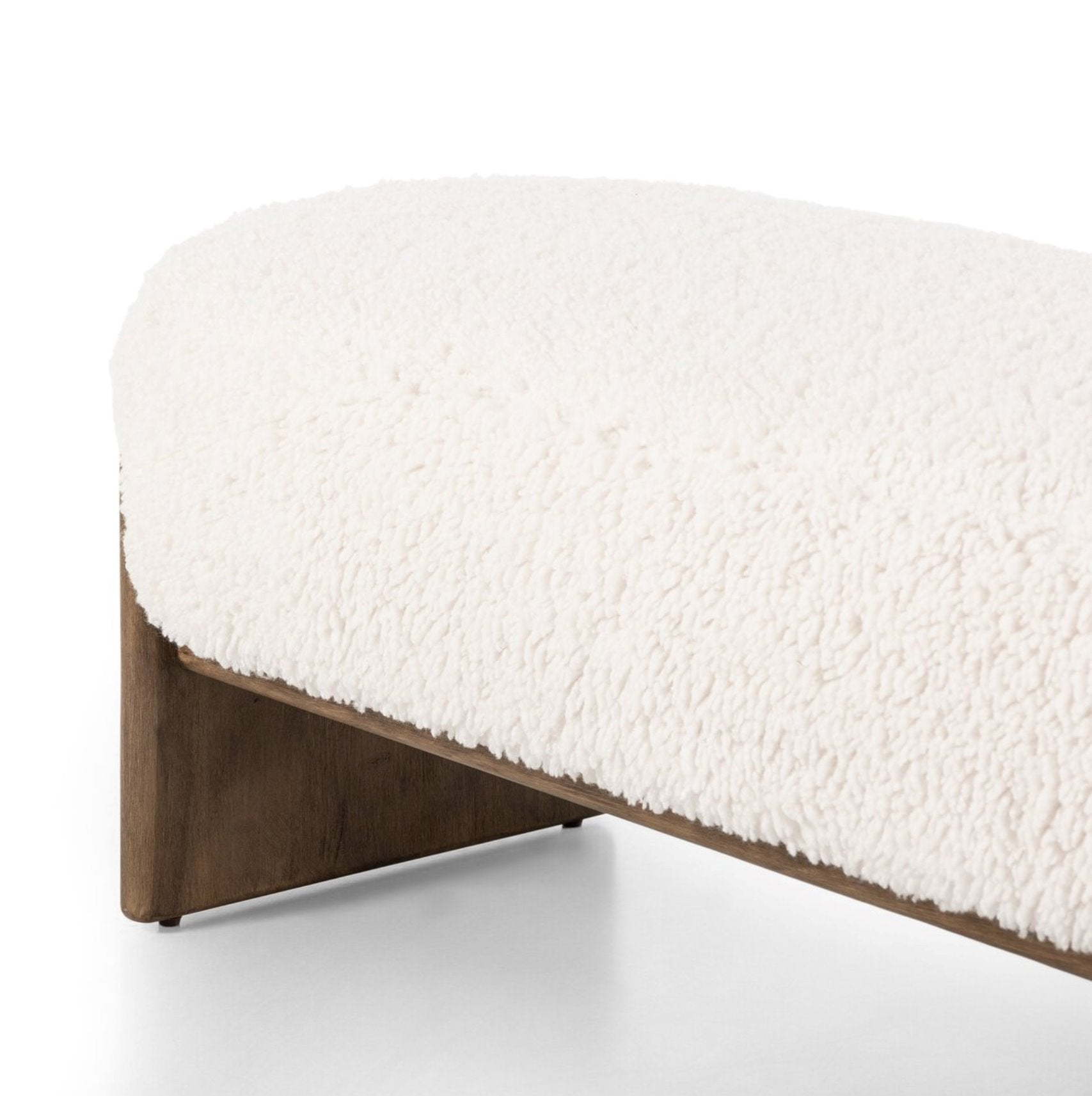 Kirby Accent Bench-Andes Natural: Up-Close Product View
