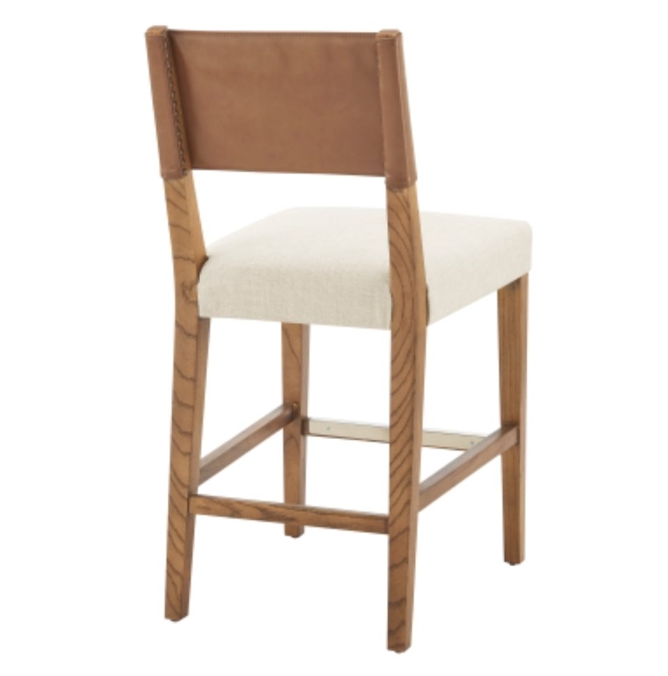 Kylo Fabric Counter Stool: Product Back View