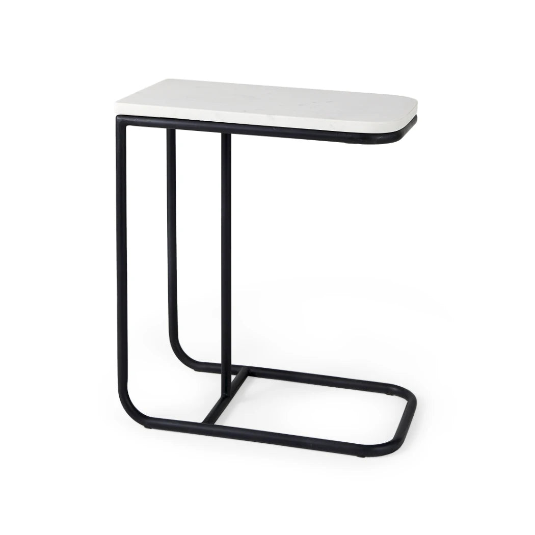 Kyra C Shape End Table: Available at City Home PDX