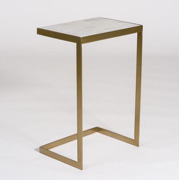 Laguna Accent Table: Product Side View