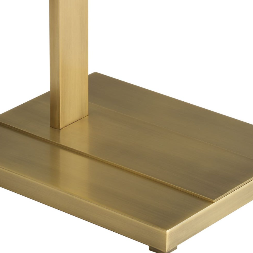 Laight Floor Lamp: Antique Brass Plated Finish