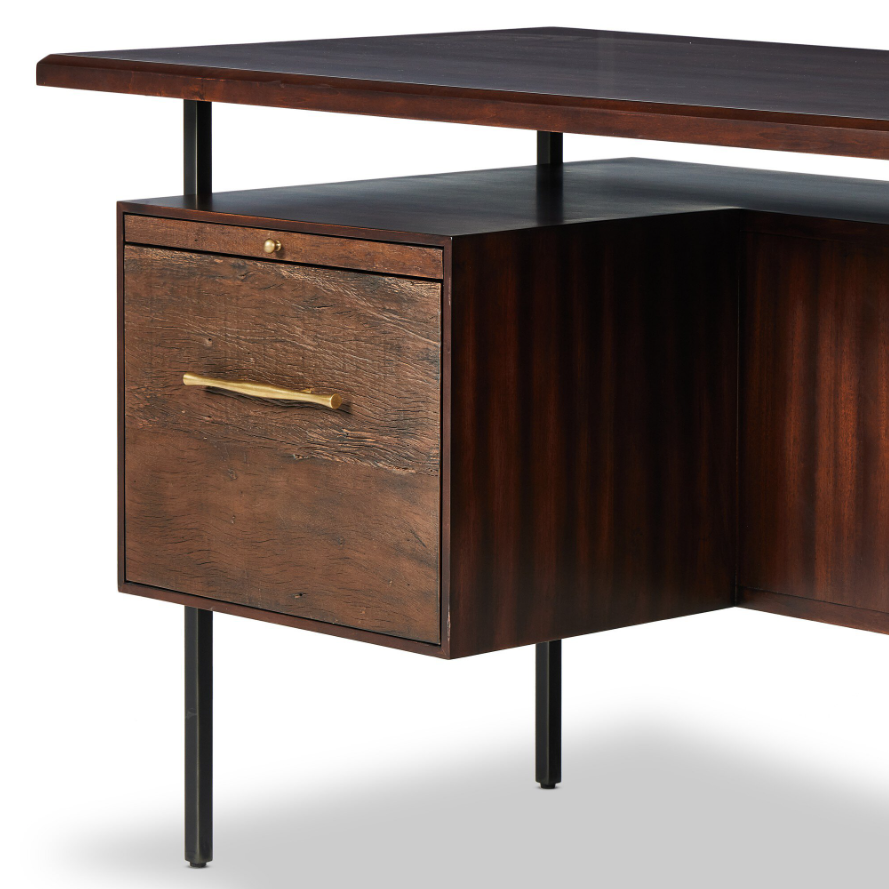 Lauren Desk-Natural Peroba: File Cabinet Product View