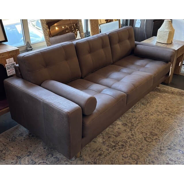 Cooper Leather Sofa - shop discount furniture at the City Home Outlet