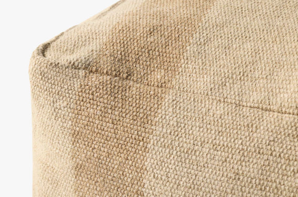 Leanne Ford X Loloi Pouf: Product Corner View