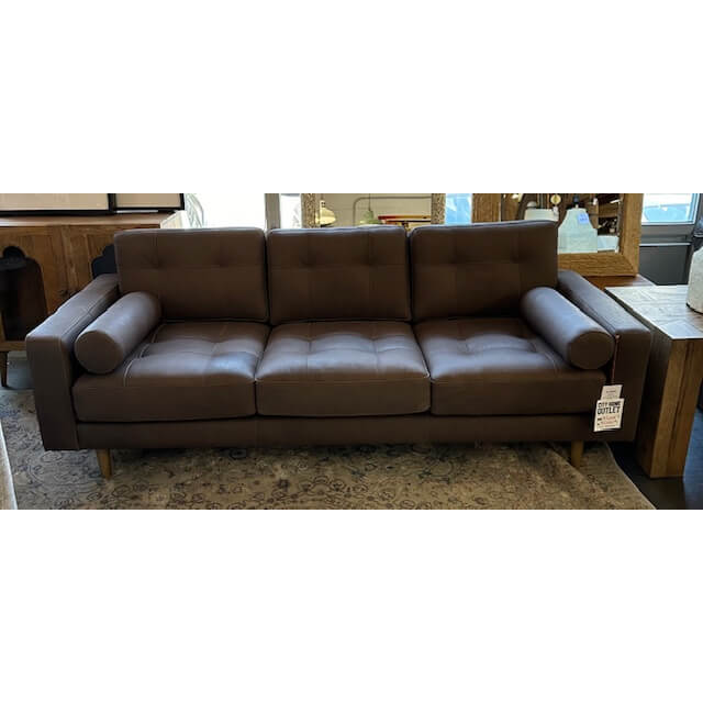 Cooper Leather Sofa - shop discount furniture at the City Home Outlet