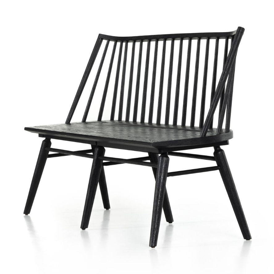 Lewis Dining Bench: Product Quarter View