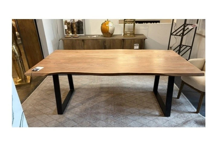 Live Edge 82" Dining Table: Available at City Home PDX Outlet