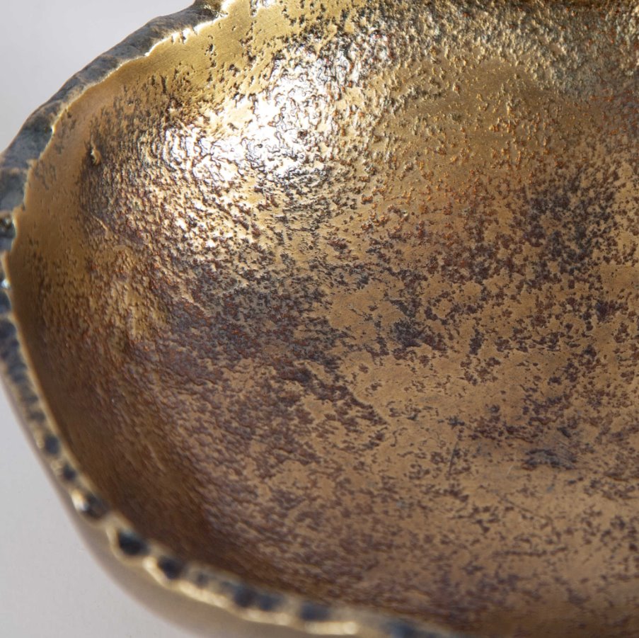 Lucky Coins Brass Metal Wall Decor, Set of 4: Product Textural View