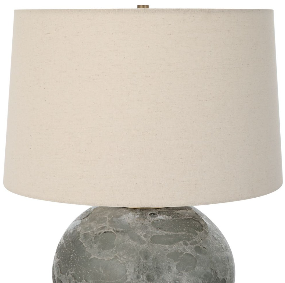 Lunia Table Lamp: Hardback Shade View