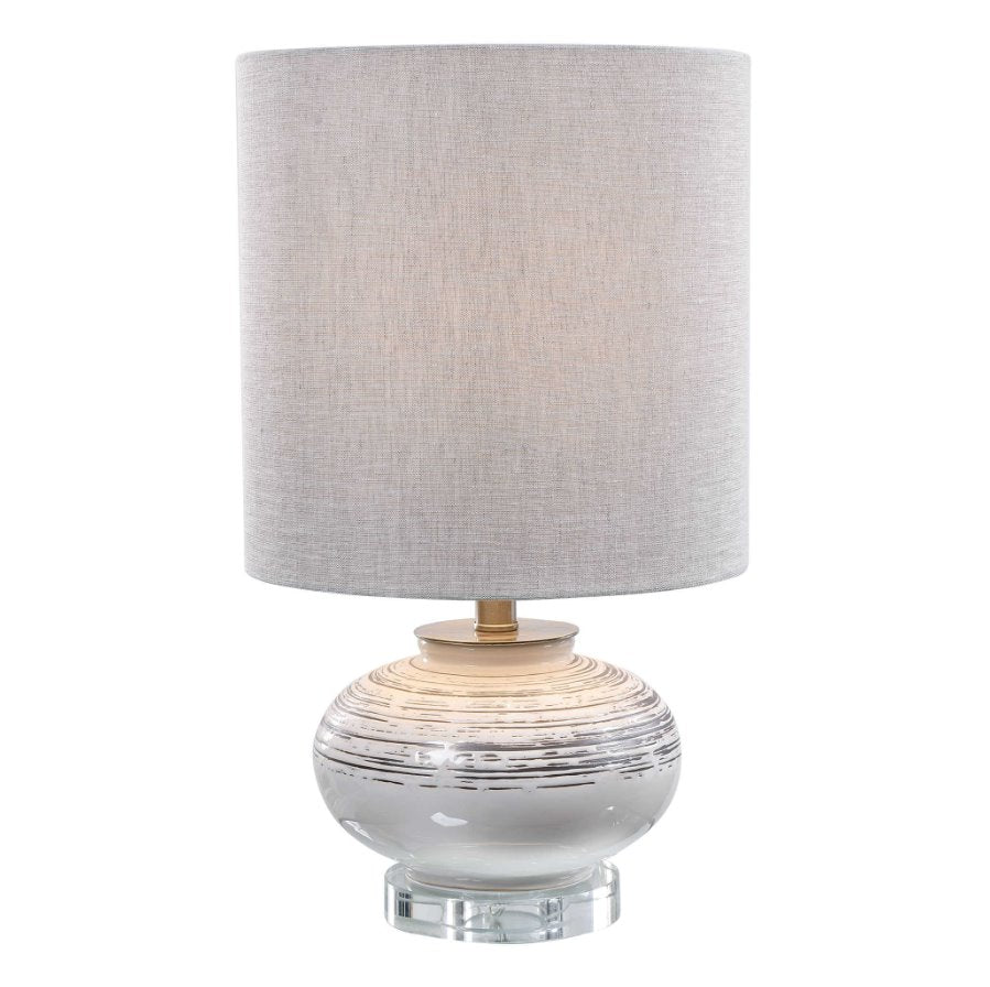 Lenta Accent Table Lamp: Light-On View