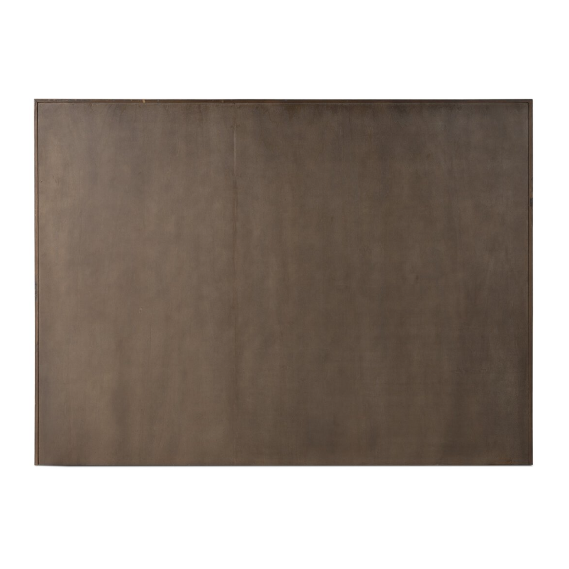 Leo Bed-King-Rustic Grey: Product Back View
