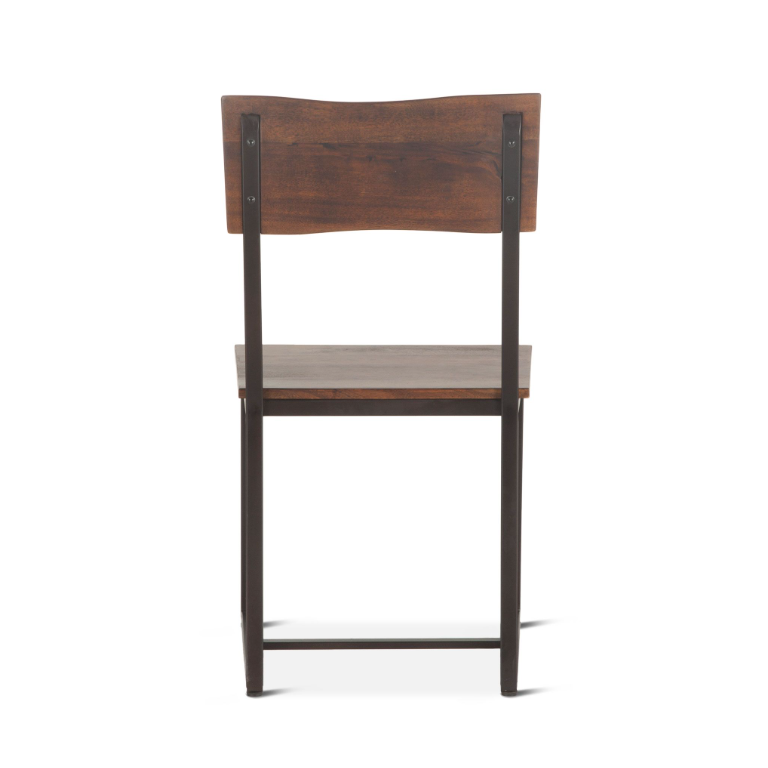 Loft Wood Dining Chair: Product Back View