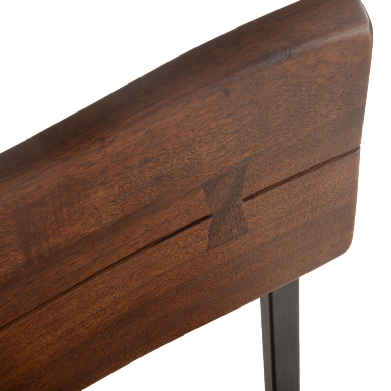 Loft Wood Dining Chair: Product Backrest View