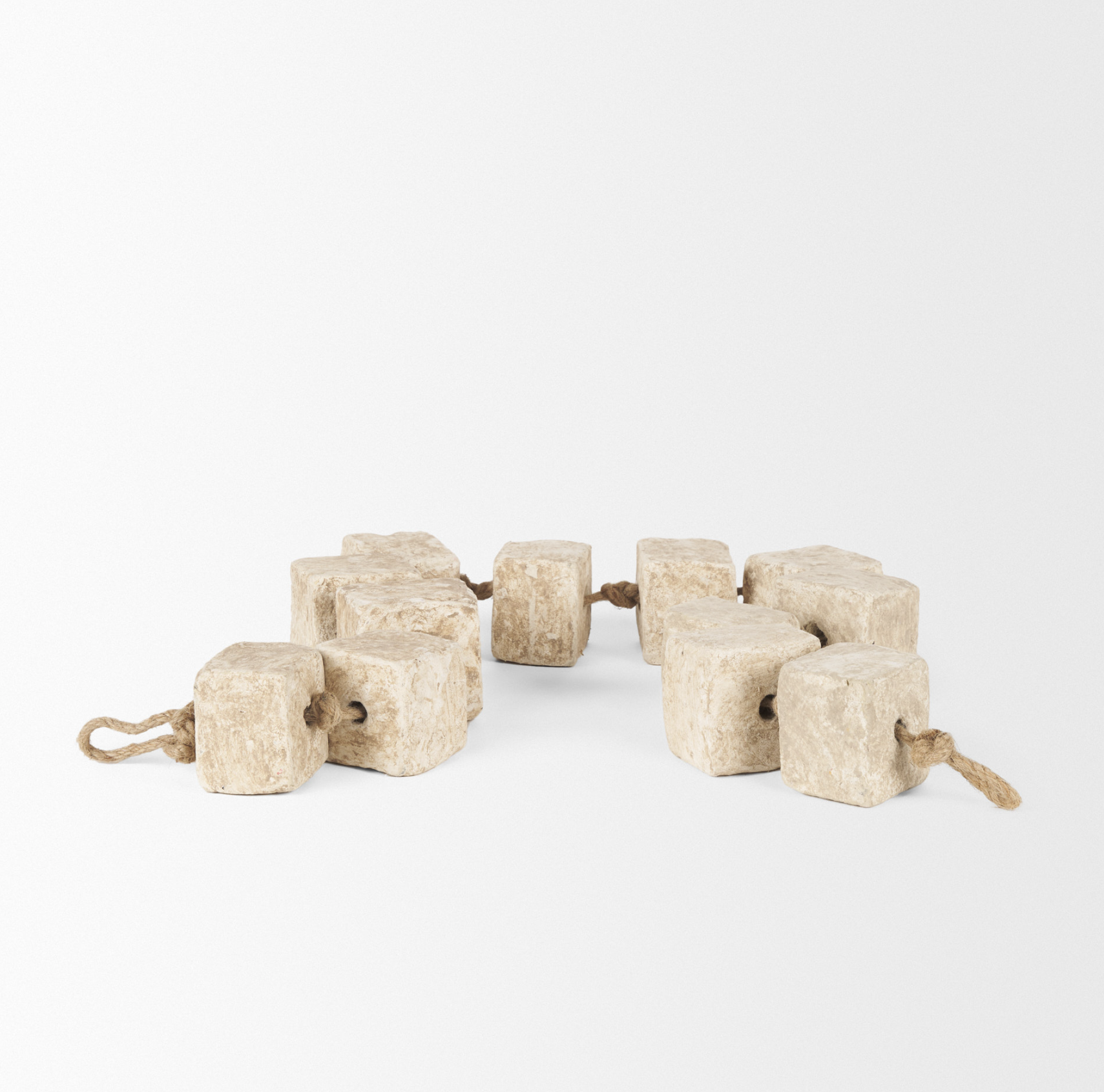 Mala Paper Mache Cube Garland: 2nd Product View